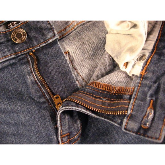 Vintage GAP Womans CUTOFF JEAN SHORTS W 30 MEASURED Daisy Dukes Blue Denim Stret - Picture 4 of 8